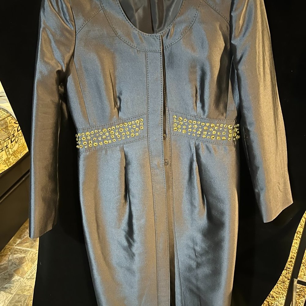 DUSTER BLAZER CHARCOAL SILVER